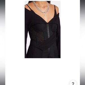 Alexander Wang Mini dress with corset
